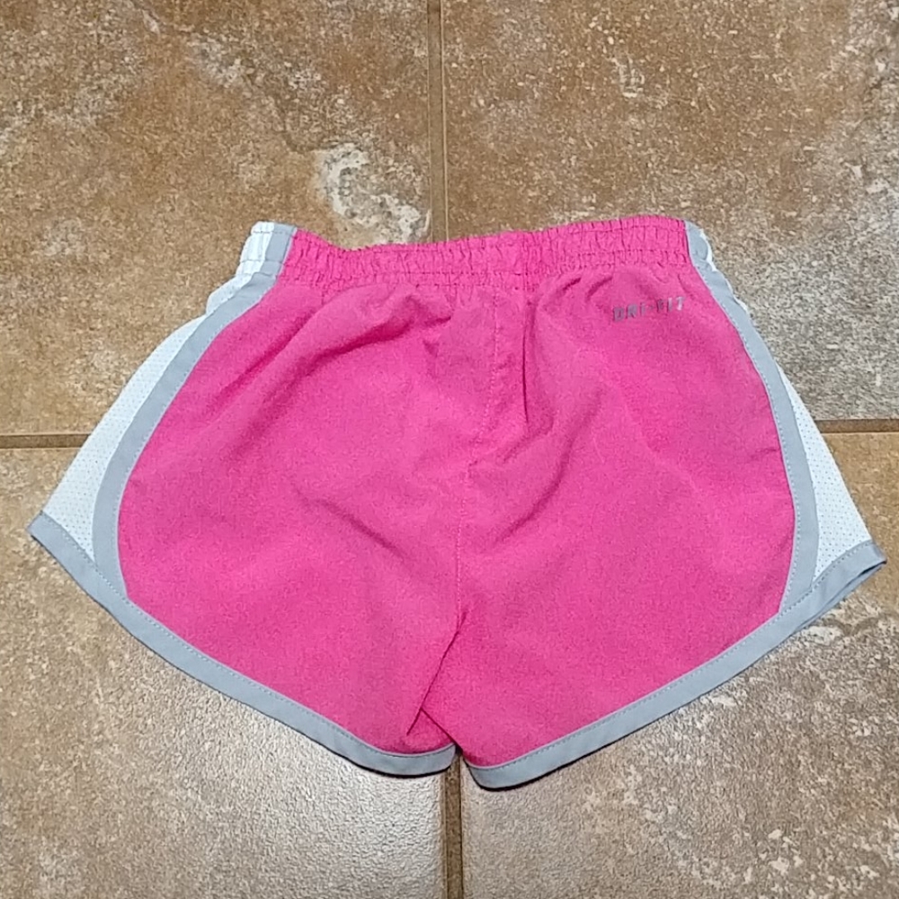 Nike Dri-Fit Shorts Size 18M Pink, Grey & White - Picture 2 of 5